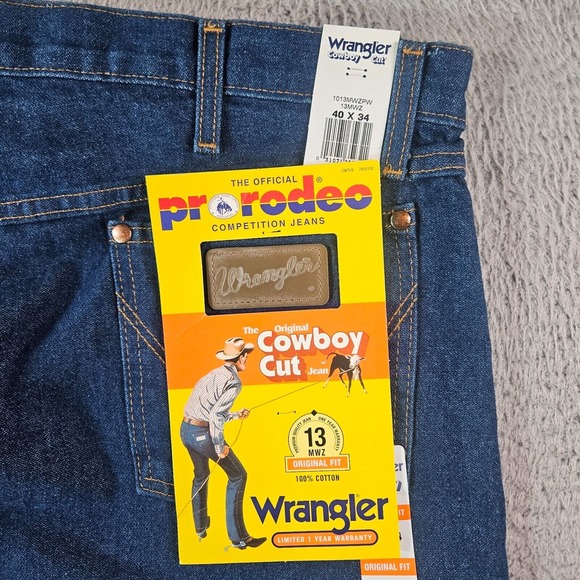 Wrangler Other - NWT Wrangler 13MWZ Prorodeo Competition Jeans Men 40x34 Cowboy Cut -‎ NEW